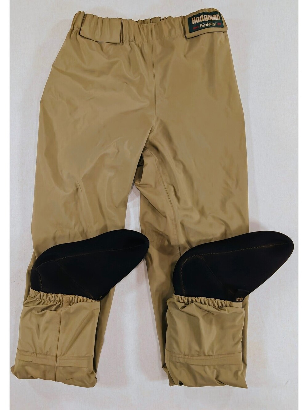 Hodgman Wadelite Stockingfoot Waders Size Small Tan Waterproof Fishing Pants